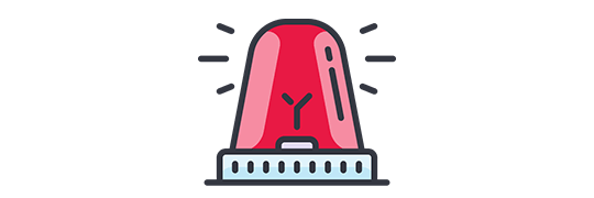 icon siren alert