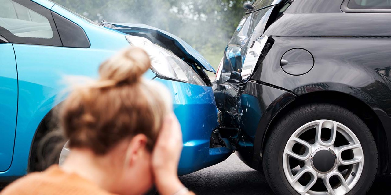 Women in a car accident