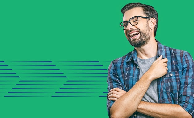 social proof man smiling