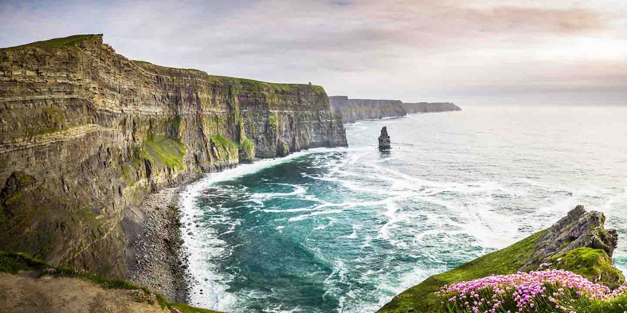 Cliffs of Moher Coastal Trail from Doolin Village, Co. Clare