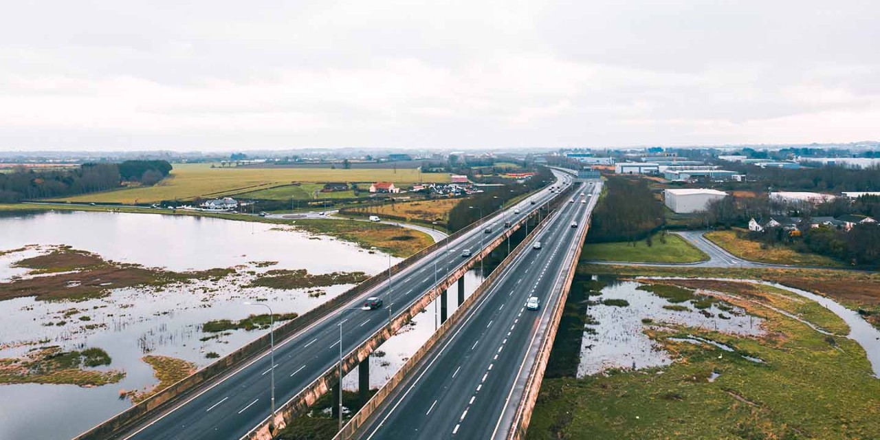  cars on motorway