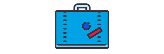 icon travel suitcase